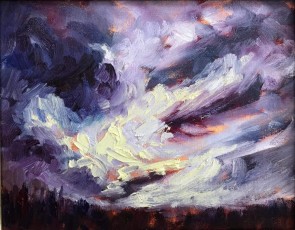 storm clouds over studio